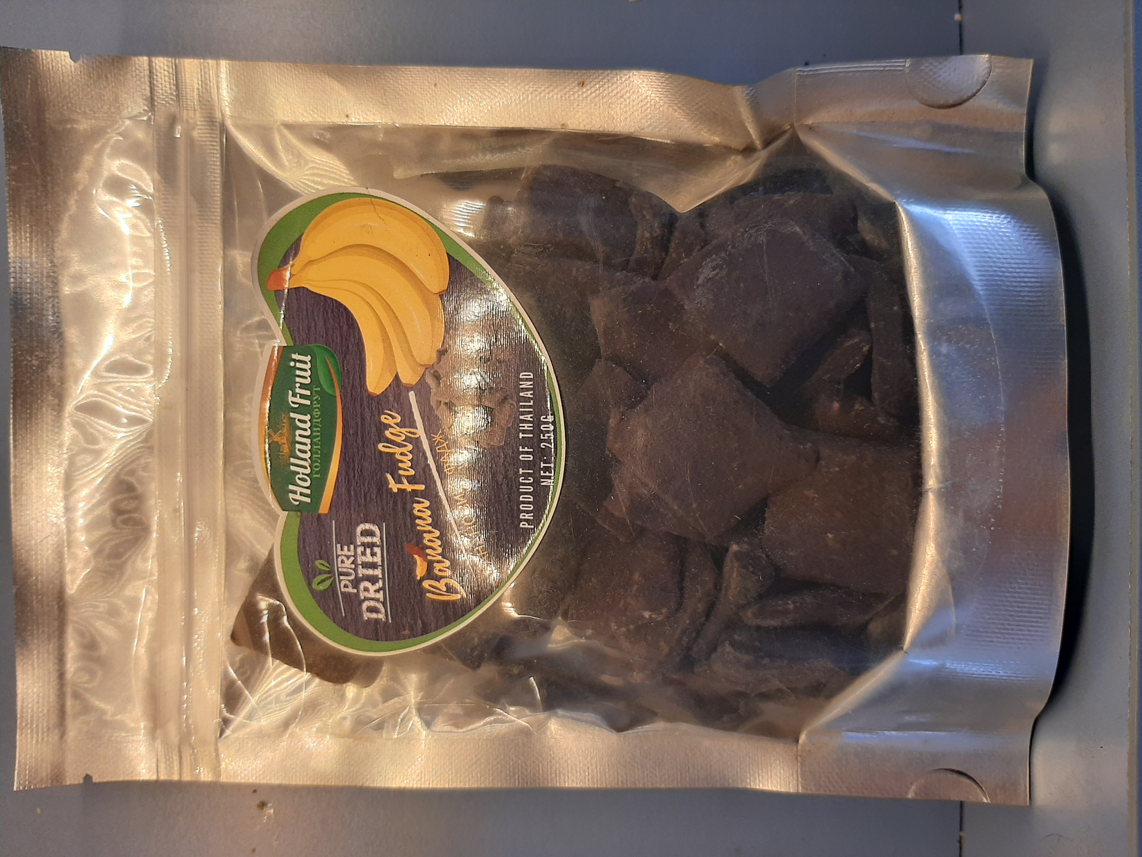 Банановий фадж натуральний, Holland Fruit 250 гр.